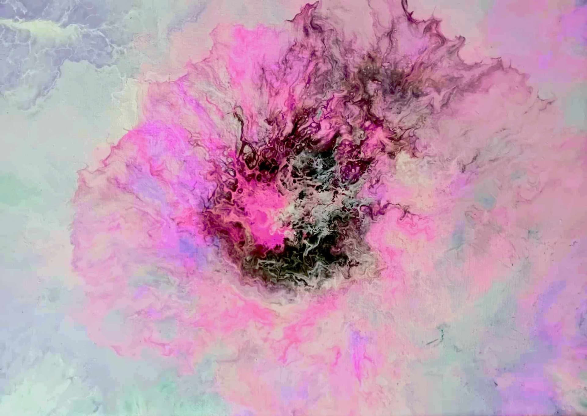 Emoce – Plátno + akryl + rám, 40 × 30 cm