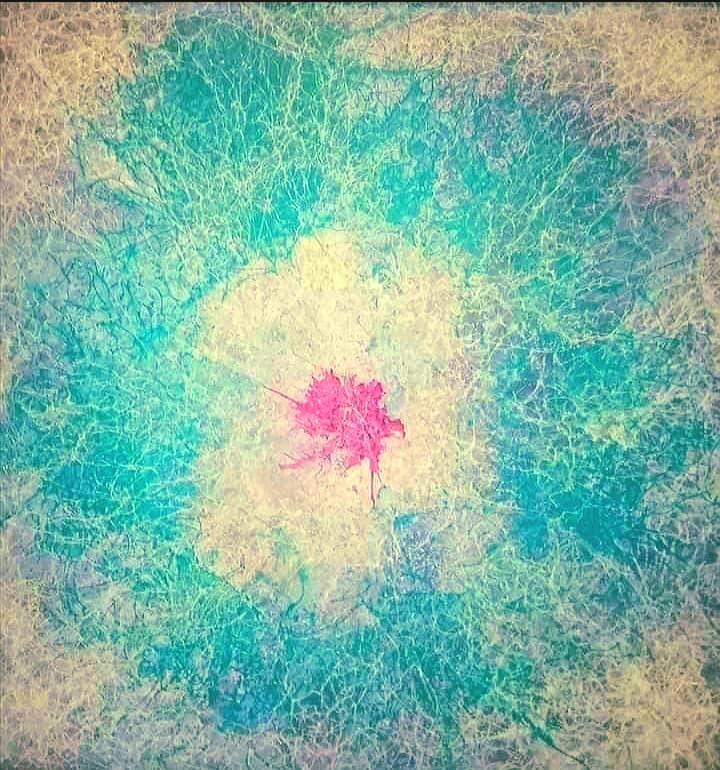 Krása v prostotě – MDF + akryl + rám, 100 × 100 cm