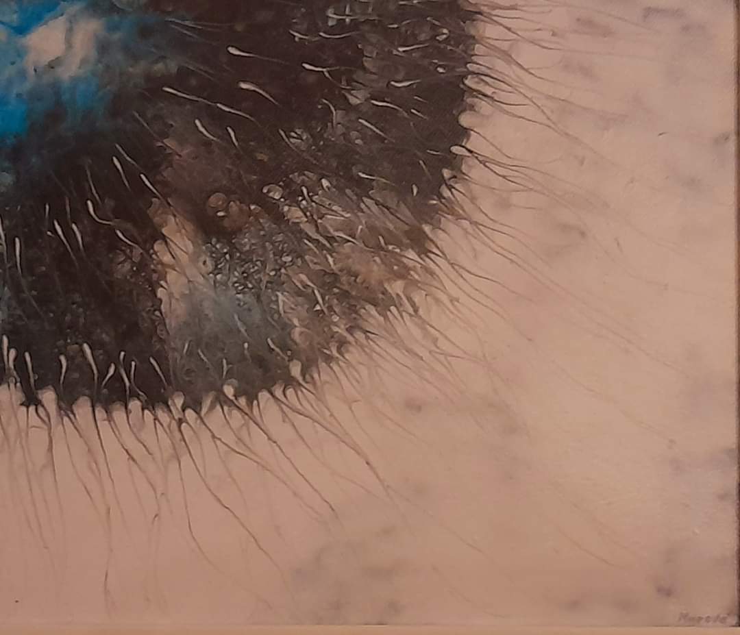 Mystika – Plátno + akryl + rám, 30 × 25 cm