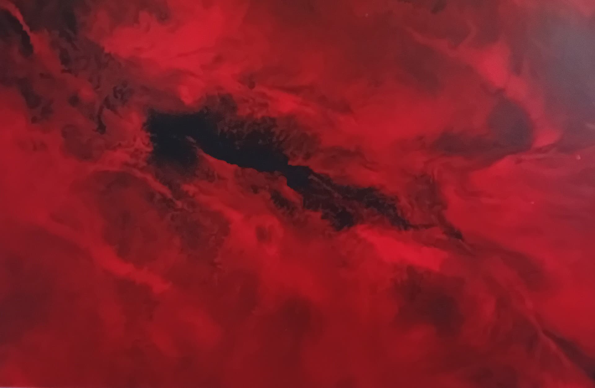 Vášeň – MDF + akryl + rám, 95 × 65 cm